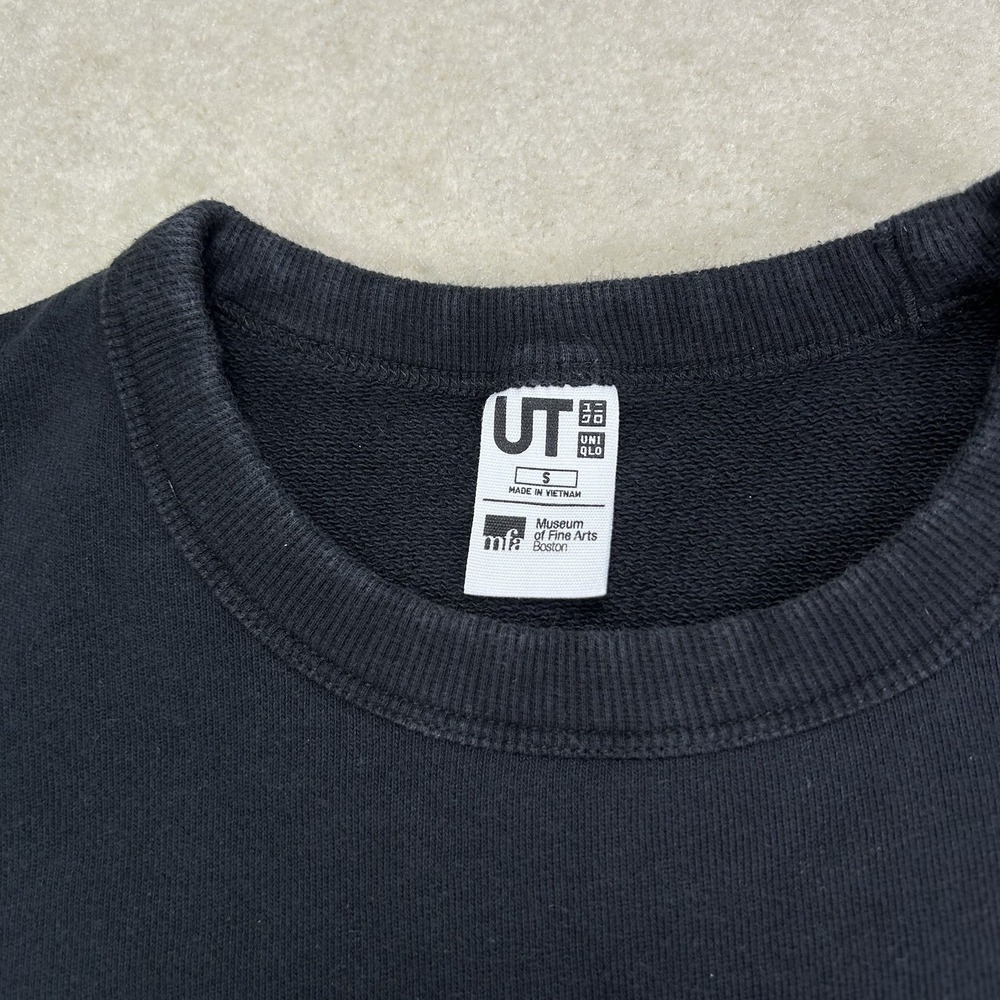 Uniqlo UT Museum of Fine Arts Boston Sweatshirt Small Otani Oniji Reverse Weave - Picture 5 of 6